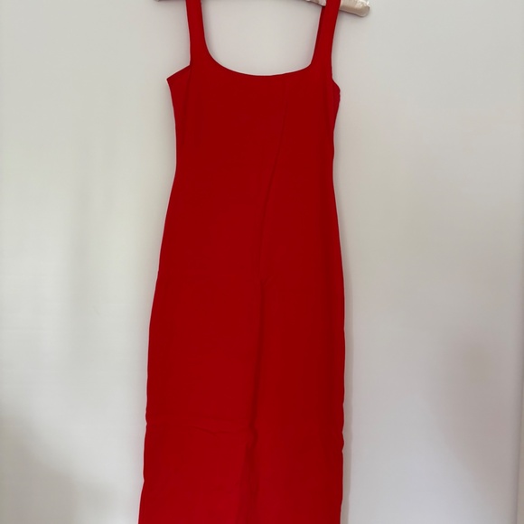 American Apparel Red Body Con Dress (M) - Picture 4 of 4